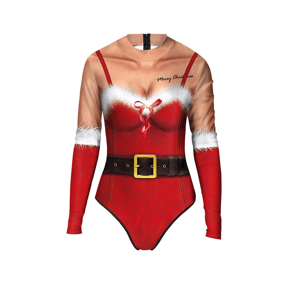 Trajes de baño de poliéster de navidad de primavera al por mayor